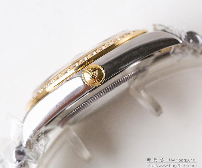 ROLEX勞力士 日誌月相型 904蠔式鋼 18k微納米電鍍金 五珠帶 三度防水性能 全自動進口機械男表  wssb5064
